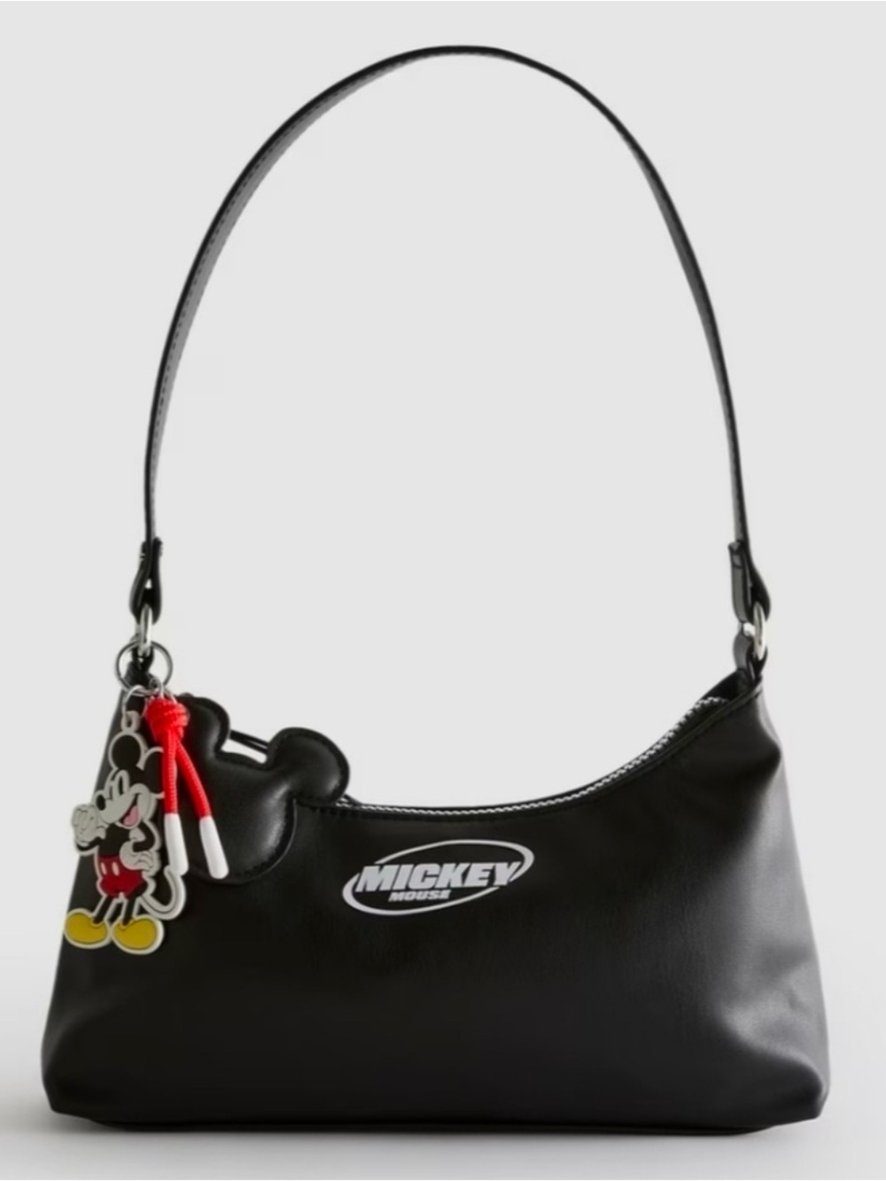 Disney x Primark x Mimi Webb Black Mickey Mouse Shoulder Bag with Charm *NWT